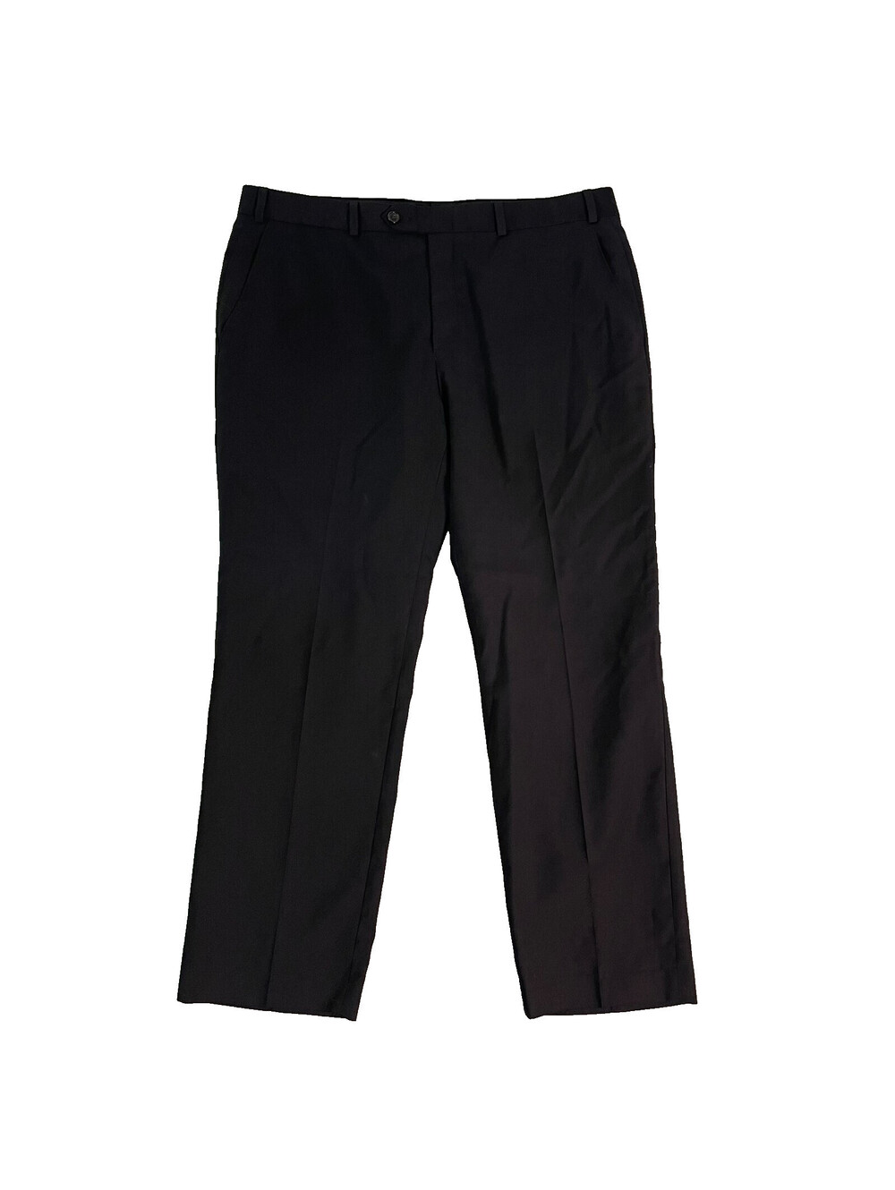 Vintage Lauren Ralph Lauren Pleated Dress Pants Mens 36x30 Black Wool Trousers